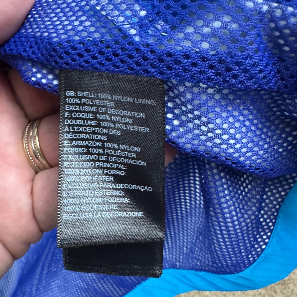 The North Face Boys Blue DryVent Rain Jacket Hooded Size M 10/12 - Picture 10 of 12